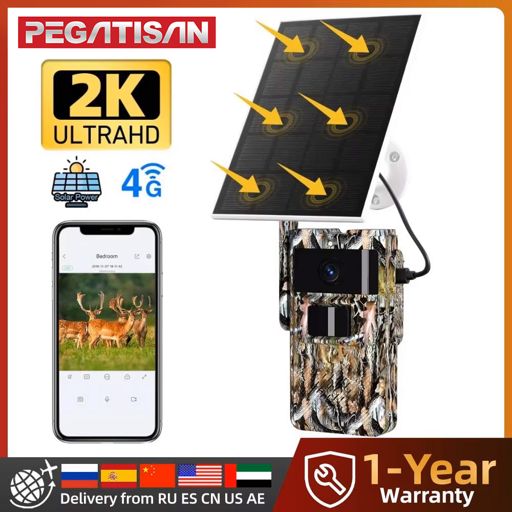 Outdoor Hunting Pictures - PEGATAH 4G caméra de sentier à