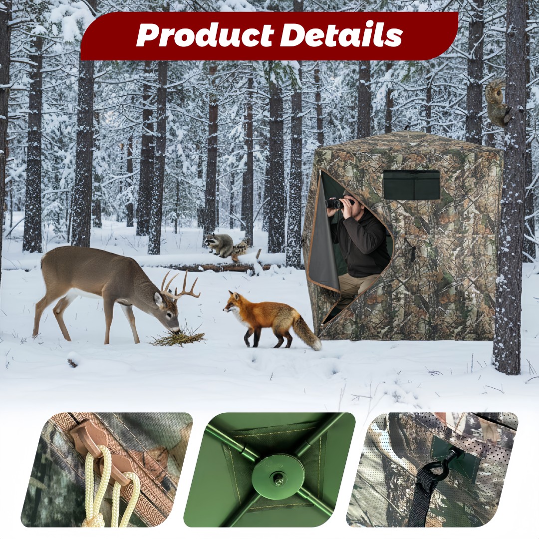 Hunting & Outdoor Supplies - Abri de chasse camouflage pop-up facile
