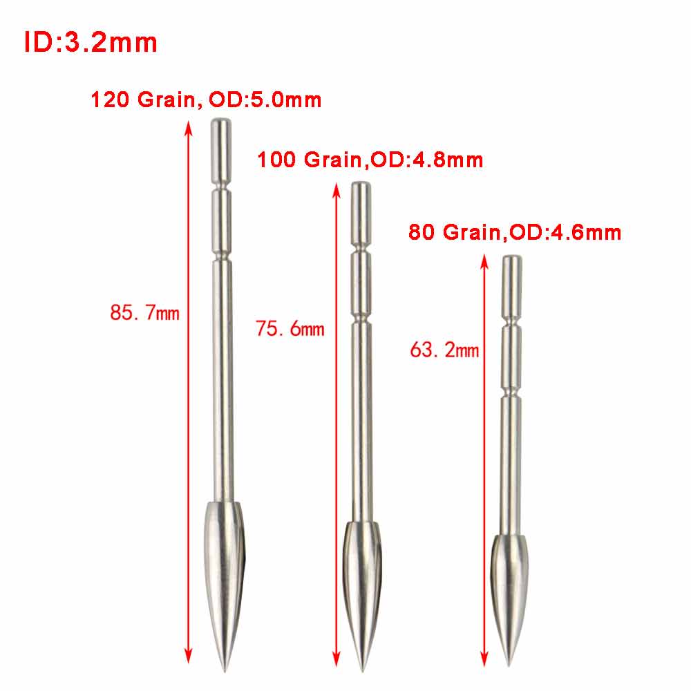 6/12/24 pièces 3.2mm pointe de - Arrow Carbon Shaft avis et prix
