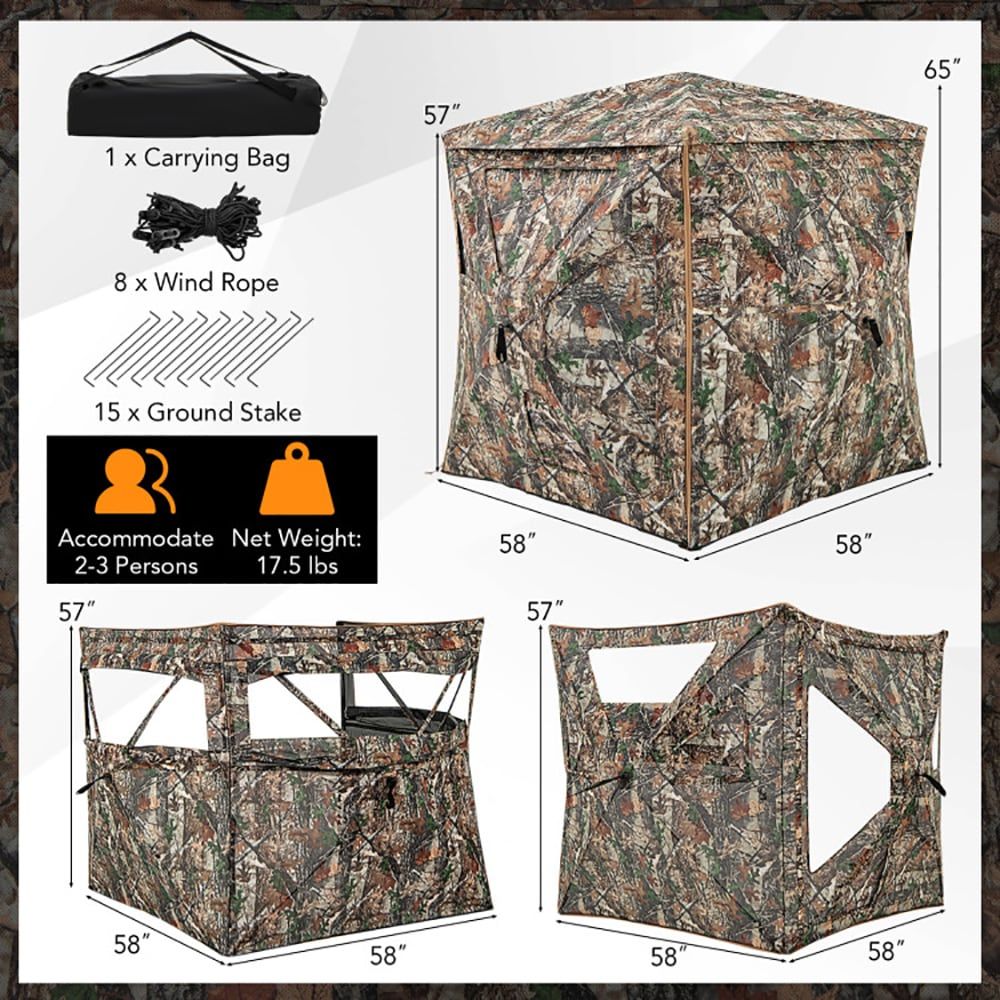 Abri de chasse détachable 5-en - Hunting & Outdoor Supplies avis et prix
