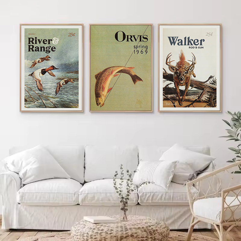 Affiche Vintage rétro de la fa - Outdoor Hunting Pictures avis et prix