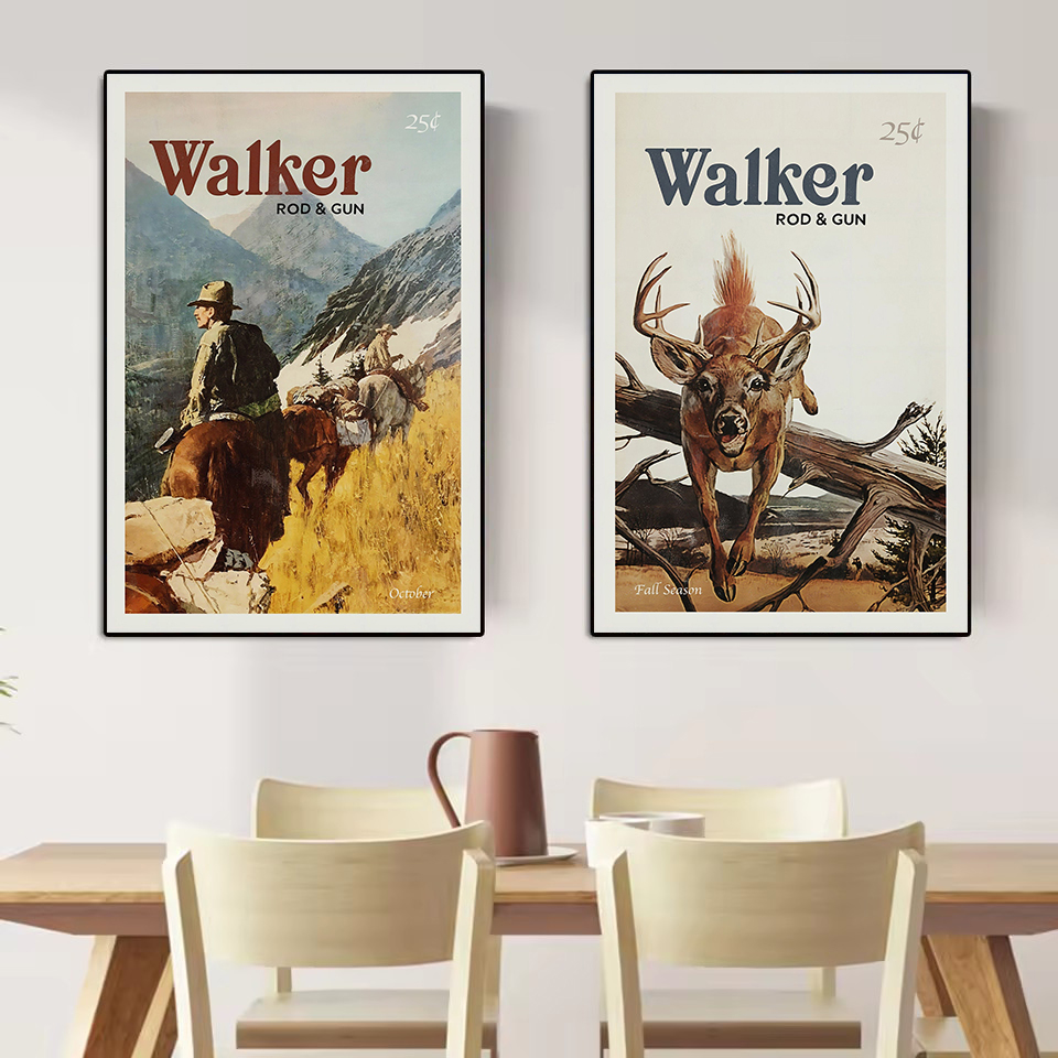 Affiche Vintage rétro de la fa - Outdoor Hunting Pictures avis et prix